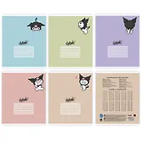 Тетрадь 24 листа, клетка, "Куроми", в ассортименте