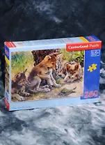 Пазл 260 Волчата с черепахой (32х23) (B-27385) (Castorland Puzzle) (8+)