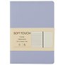 Записная книжка «Soft Touch. Нежный лавандовый» А6, 80 листов в точку, экокожа, Listoff