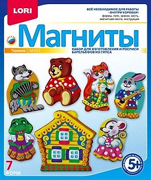 Набор для дет.творч. Отливка магнитов "Теремок", Апрель/7-Я