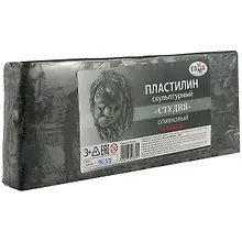 Скульптурный пластилин «Лицей», оливковый,  мягкий, 1 кг