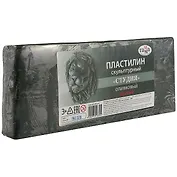 Скульптурный пластилин «Лицей», оливковый,  мягкий, 1 кг