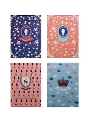 Записная книжка А6 40л лин. "The royal rose" блок с картинками, сшивка, ассорти, AnAn