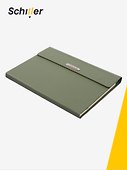 Книга для записей, А5, 100 листов, зеленая, на магните, Schiller - 1