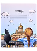 Тетрадь в клетку Знаковые сувениры, "Санкт-Петербург", 48 листов, в ассортименте - 1