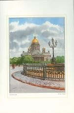Постер Виды Санкт-Петербурга Исаакиевский собор(Новый) ср/ф, 30*40см [ХА50-006]
