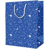 Пакет А4 32*26*12 "Planets and stars" нейтр., бум.мат.ламинат