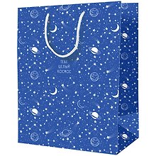 Пакет А4 32*26*12 "Planets and stars" нейтр., бум.мат.ламинат