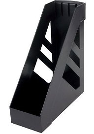 Лоток вертикальный Стамм, пластиковый, черный