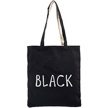 Сумка-шоппер BlackWhite черно-белая, текстиль, 40см.*32см.
