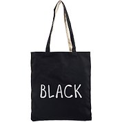 Сумка-шоппер BlackWhite черно-белая, текстиль, 40см.*32см.