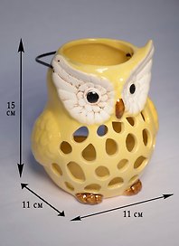 Подсвечник Сова (14х12х16) (6756)