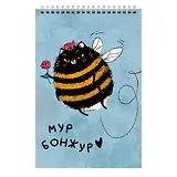 Блокнот А7 60л "КОТОшмель" спираль