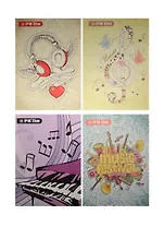 Тетрадь в линейку Zong, Music festival, 40 листов, в ассортименте