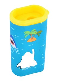 Точилка «Shark area», 1 отверстие, пластик, с контейнером