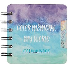 Записная книжка «Colour book» А7, 55 листов в линейку, спираль, в ассортименте