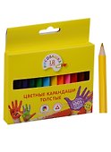 Карандаши цветные, Рисовашка, 12 цветов - 0