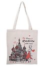 Сумка-шоппер From Moscow with love,Храм Василия Блаженного (Москва) (106-2-19D-1-eng)