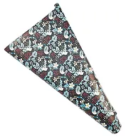 Бумага упаковочная 70*100см "Зимнии цветы" НГ инд.уп.