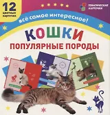 Кошки. Популярные породы. 12 цветных карточек. Всё самое интересное! Набор для занятий с детьми