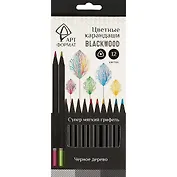 Карандаши цветные Арт Формат, Blackwood, 12 цветов