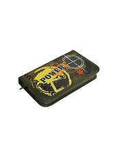 Пенал школьный 1отд. "Power1" 19*11см, ткань, Оникс