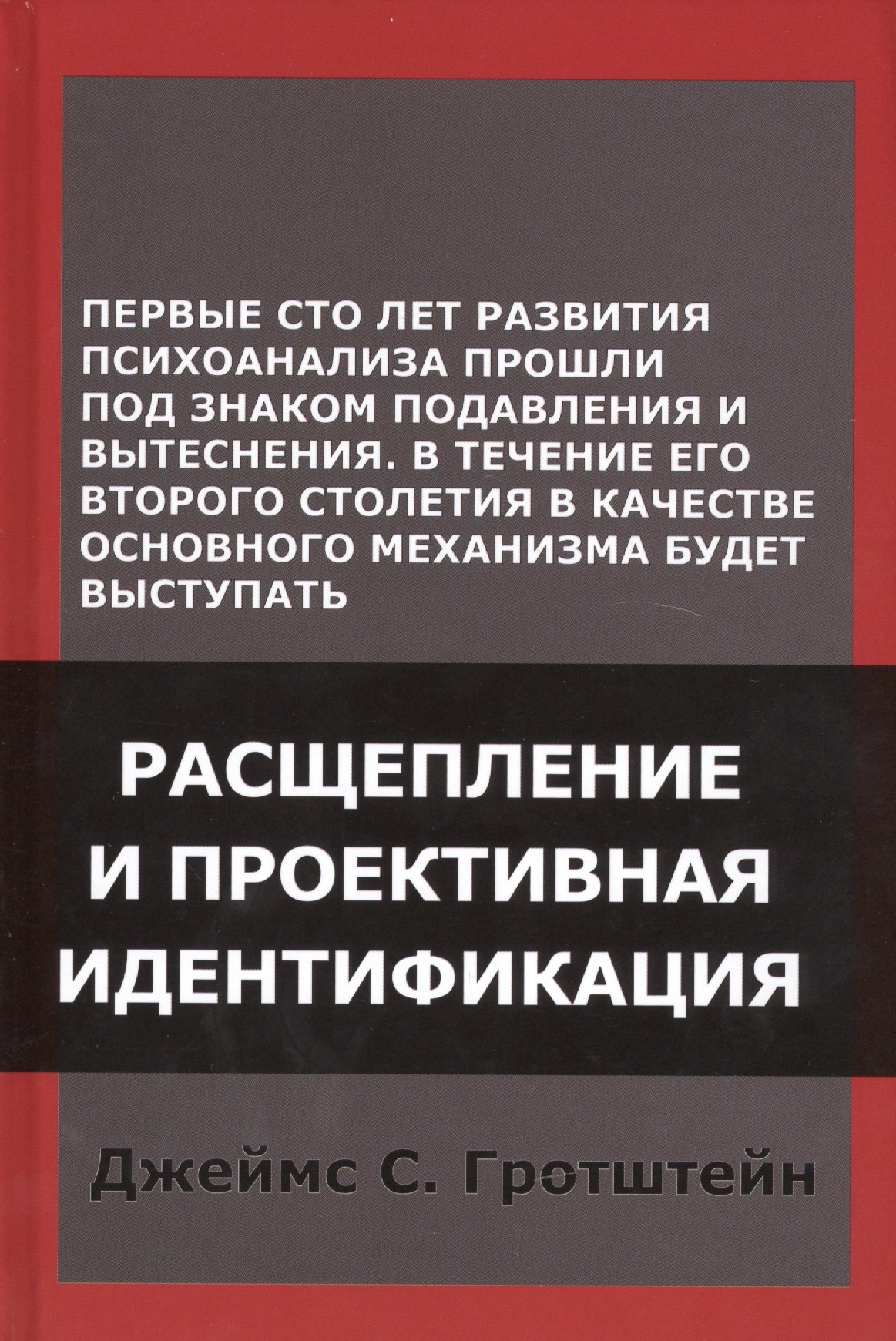 

Расщепление и проективная идентификация (СПТиП) Гротштейн