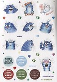 КОТОстикеры. Наклейки с синими котами Рины Зенюк. Более 400 наклеек! - 1