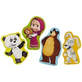 Мягкий пазл «Маша и медведь Панда и заяц», Vladi Toys - 1