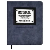 Дневник школьный Феникс+, "Канвас экстра синий"