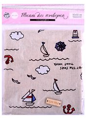 Ткань для пэчворка холща «Морские истории», 50 х 50 см 5797744
