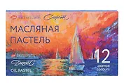 Пастель масляная 12цв "Сонет" к/к, Сонет