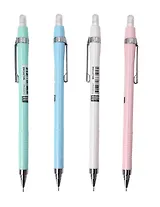 Карандаш механический 0,5мм с ластиком "Mildtone", ассорти, Hatber