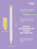 Шариковая ручка синяя 0,7 мм, Sweety Сlear, Yoi, в ассортименте - 1