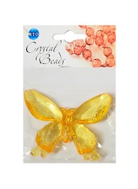 Бусины Кристальная игра Бабочка оранжевая (CRP125) (1шт) (упаковка)