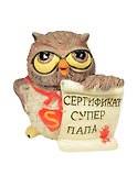 Фигурка Сова суперпапа 6см  (537-242) - 1