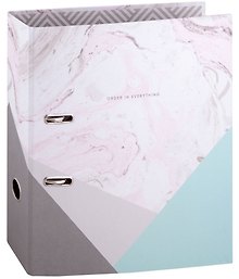 Папка архивная «Soda. Marble», 70 мм, А4, офсет, OfficeSpace