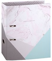 Папка архивная 70мм А4 Soda "Marble" офсет