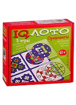 Пластиковое лото. Орнаменты. (+6) Комплект из трех игр