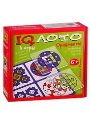 Пластиковое лото. Орнаменты. (+6) Комплект из трех игр