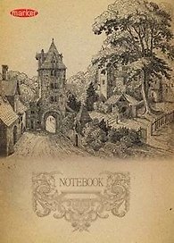 Тетрадь общая «Old book», 120 листов в клетку, А5 - Marker Arte