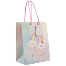 Подарочный пакет, «Rainbow narwhal», A5