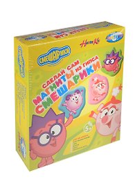 Магниты из гипса Смешарики Сделай сам (83788,84117) (Hobby Kit)