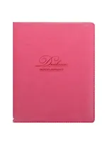 Дневник шк. "РОЗОВЫЙ" 7БЦ, искусств.кожа, тиснение блинт, универс.шпаргалка, Феникс