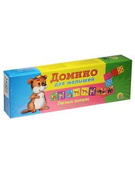Домино для малышей Лесные жители (ИН-0954) (3+) (Рыжий кот)
