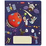 Тетрадь в клетку Hatber, "Космическое приключение", 18 листов, в ассортименте
