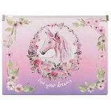 Папка на молнии «Unicorn. Live your dreams», А5