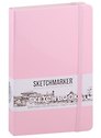 Скетчбук 13*21, 80 листов "Sketchmarker" розовый, 140г/м2, слоновая кость
