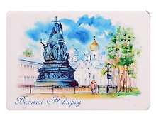 Магнит картон Памятник 1000-летия России (Великий Новгород) (МК/411/002)