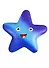 Игрушка-антистресс Звездочка (PU) (8 см) (SQ037) - 2